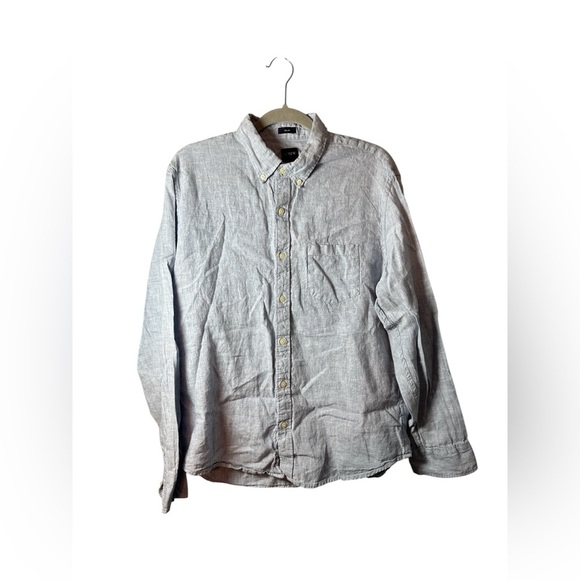J.Crew Slim Fit Button-Down Shirt Men’s Size L Light Blue - Picture 1 of 7